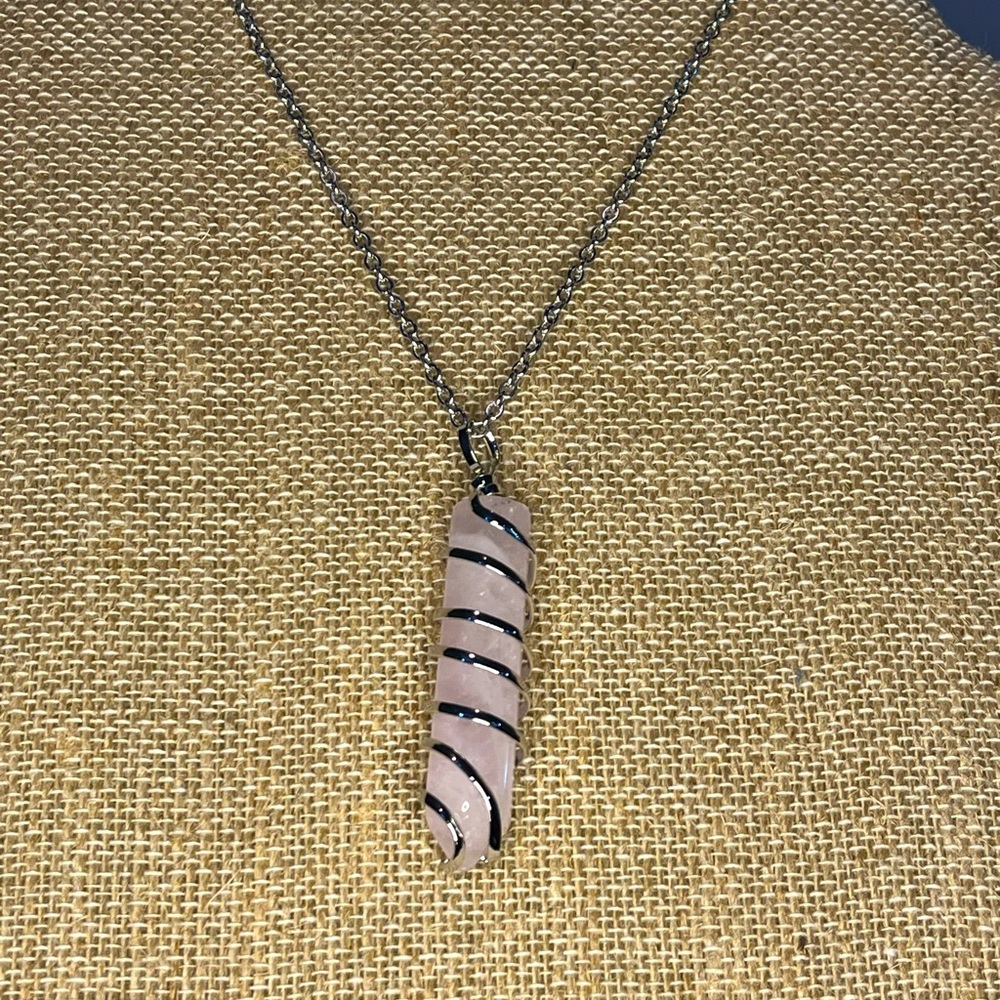 Genuine Rose Quartz Necklace